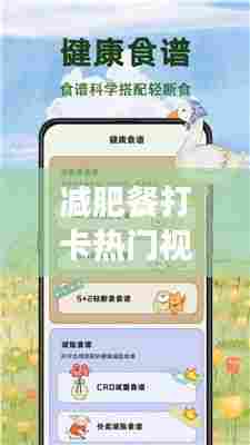 减肥餐打卡热门视频下载,减肥食谱打卡软件