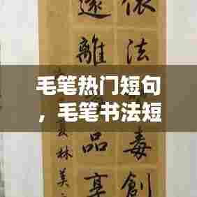 毛笔热门短句，毛笔书法短句 