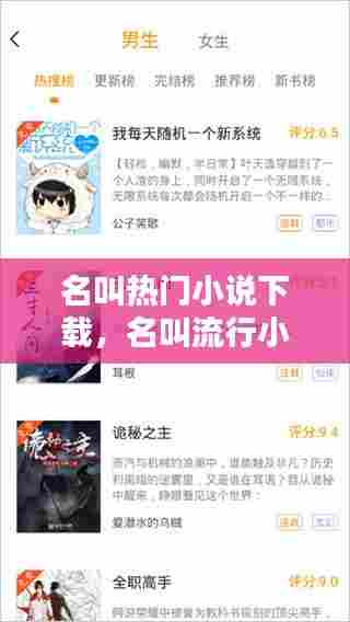 名叫热门小说下载,名叫流行小说软件下载