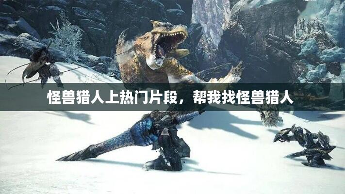 怪兽猎人上热门片段,帮我找怪兽猎人