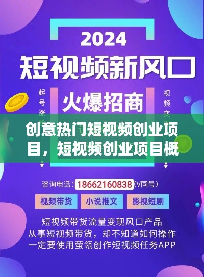 创意热门短视频创业项目，短视频创业项目概况 