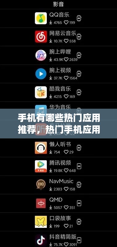 手机有哪些热门应用推荐,热门手机应用软件