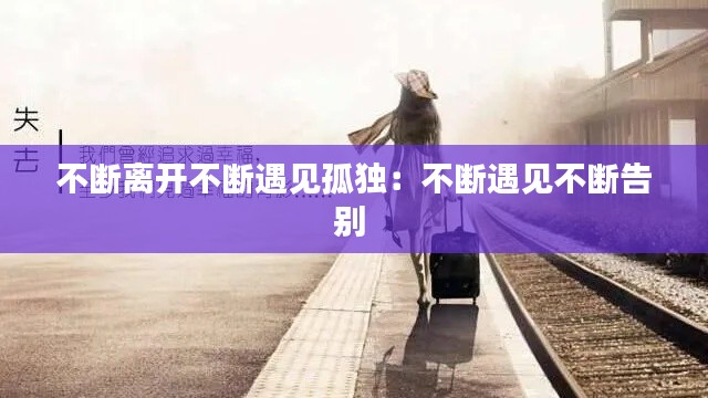 不断离开不断遇见孤独：不断遇见不断告别 