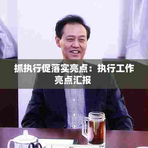 抓执行促落实亮点:执行工作亮点汇报