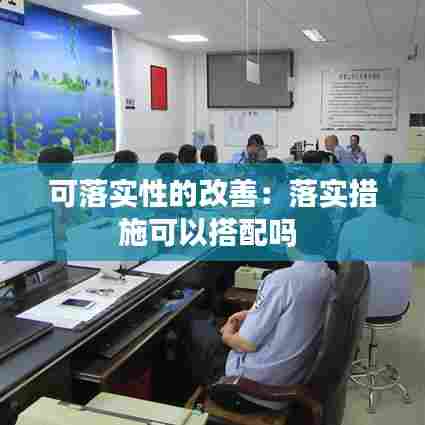 可落实性的改善:落实措施可以搭配吗