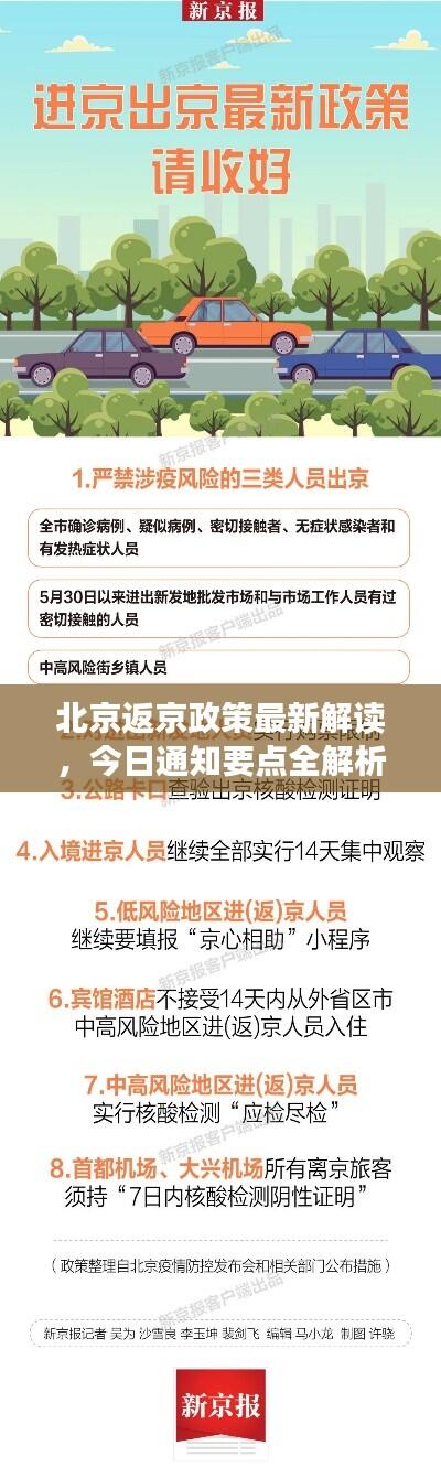 北京返京政策最新解读，今日通知要点全解析