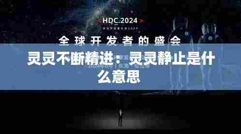 灵灵不断精进:灵灵静止是什么意思