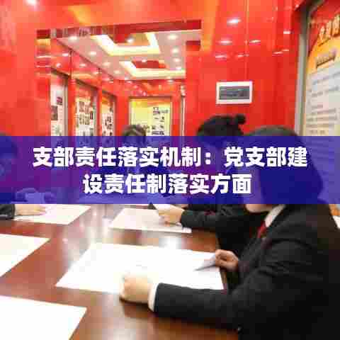 支部责任落实机制：党支部建设责任制落实方面 
