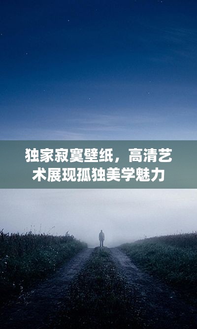 独家寂寞壁纸,高清艺术展现孤独美学魅力