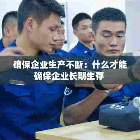 确保企业生产不断：什么才能确保企业长期生存 