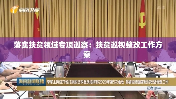 落实扶贫领域专项巡察：扶贫巡视整改工作方案 