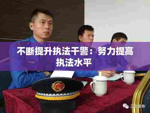 不断提升执法干警:努力提高执法水平