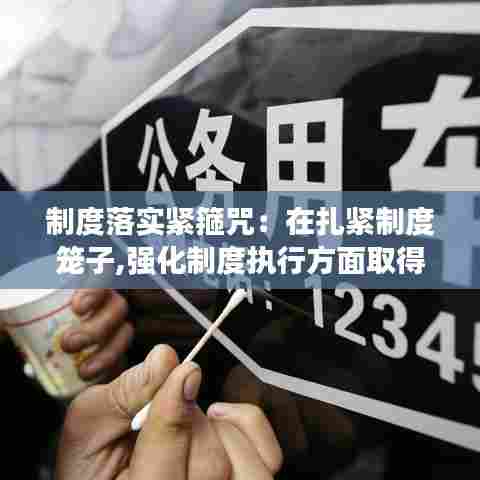 制度落实紧箍咒：在扎紧制度笼子,强化制度执行方面取得的成效的看法 