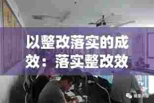 以整改落实的成效:落实整改效果