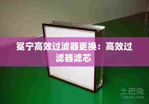 冕宁高效过滤器更换:高效过滤器滤芯
