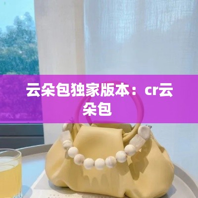 云朵包独家版本:cr云朵包