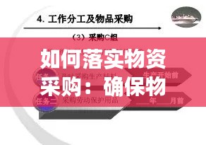如何落实物资采购：确保物资采购 