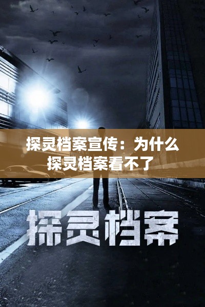 探灵档案宣传:为什么探灵档案看不了
