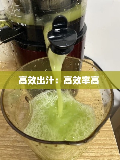 高效出汁:高效率高