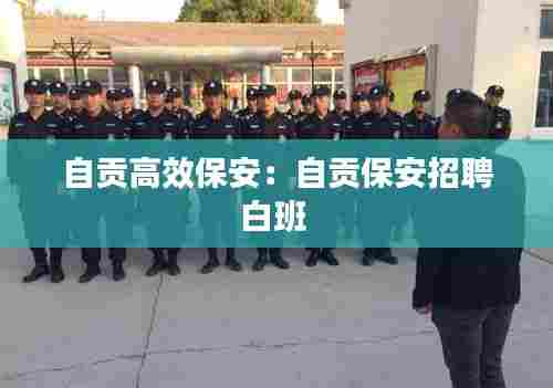 自贡高效保安:自贡保安招聘白班