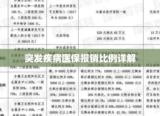突发疾病医保报销比例详解