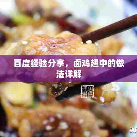 百度经验分享,卤鸡翅中的做法详解