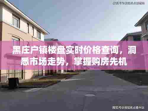 黑庄户镇楼盘实时价格查询，洞悉市场走势，掌握购房先机