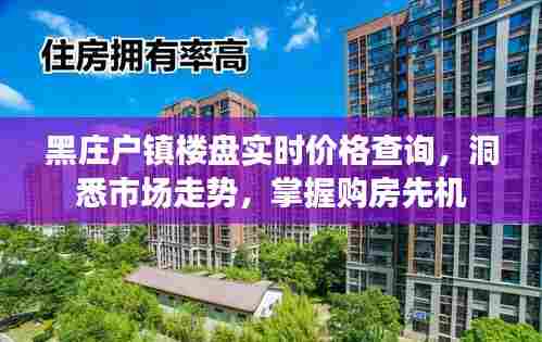 黑庄户镇楼盘实时价格查询,洞悉市场走势,掌握购房先机