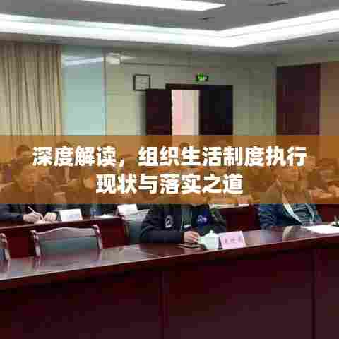 深度解读，组织生活制度执行现状与落实之道
