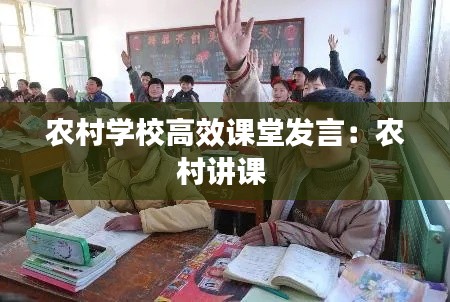 农村学校高效课堂发言:农村讲课