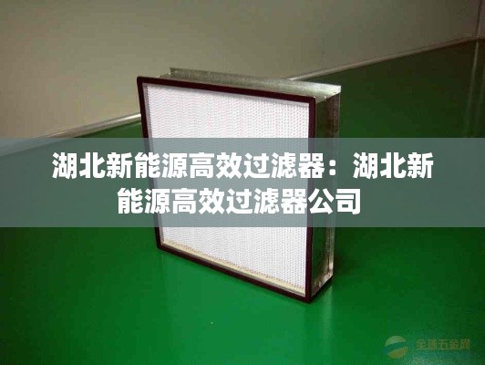 湖北新能源高效过滤器:湖北新能源高效过滤器公司