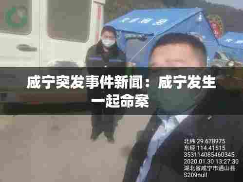 咸宁突发事件新闻:咸宁发生一起命案