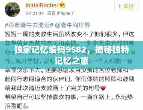 独家记忆编码9582,揭秘独特记忆之旅