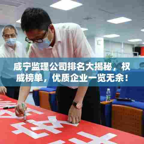 咸宁监理公司排名大揭秘,权威榜单,优质企业一览无余!