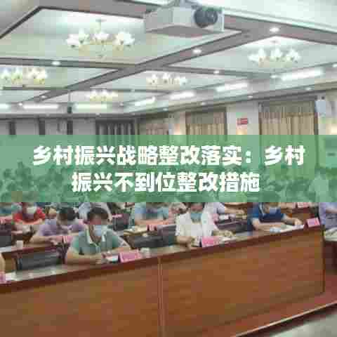 乡村振兴战略整改落实：乡村振兴不到位整改措施 