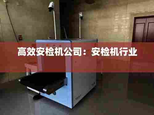 高效安检机公司:安检机行业
