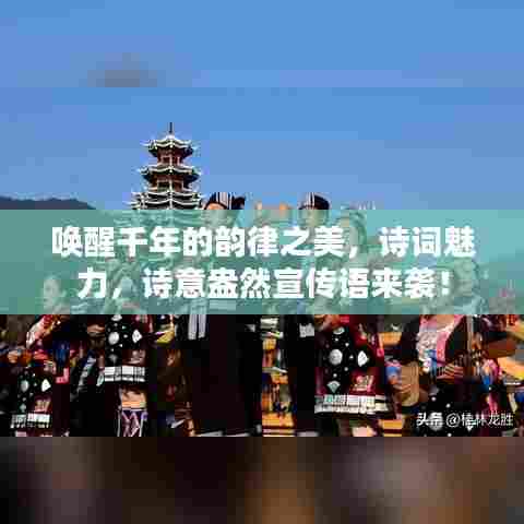 唤醒千年的韵律之美，诗词魅力，诗意盎然宣传语来袭！