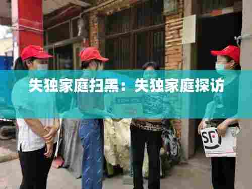 失独家庭扫黑:失独家庭探访