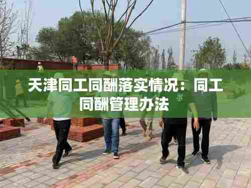 天津同工同酬落实情况:同工同酬管理办法