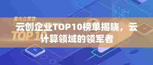 云创企业TOP10榜单揭晓，云计算领域的领军者