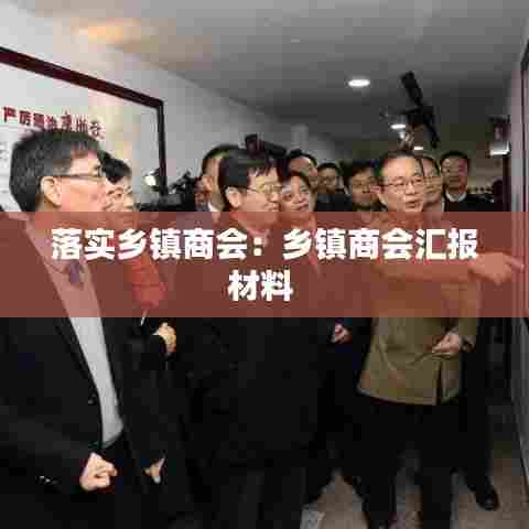 落实乡镇商会:乡镇商会汇报材料