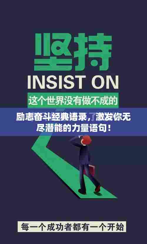 励志奋斗经典语录,激发你无尽潜能的力量语句!
