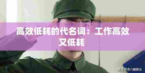 高效低耗的代名词：工作高效又低耗 