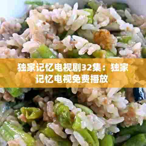 独家记忆电视剧32集:独家记忆电视免费播放