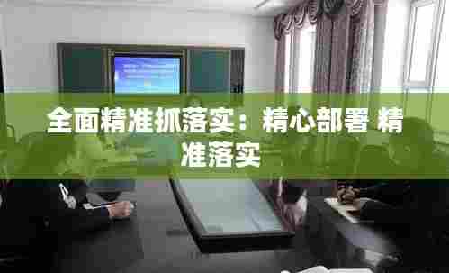 全面精准抓落实:精心部署 精准落实