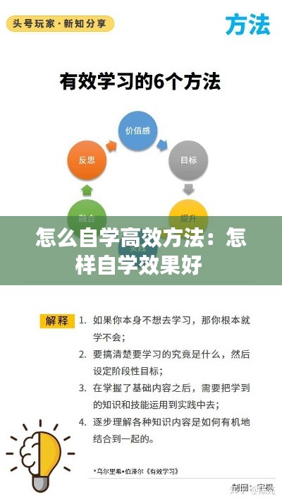 怎么自学高效方法：怎样自学效果好 