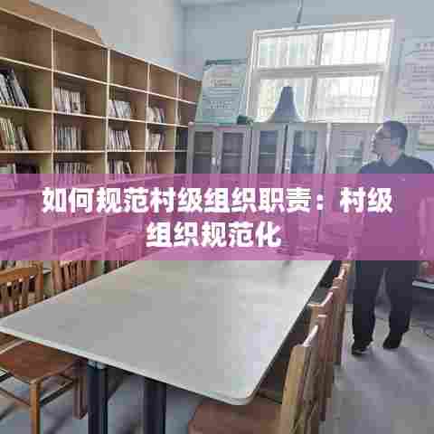 如何规范村级组织职责:村级组织规范化