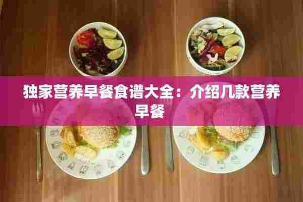 独家营养早餐食谱大全：介绍几款营养早餐 