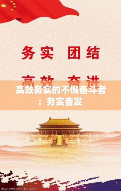 高效务实的不懈奋斗者:务实奋发