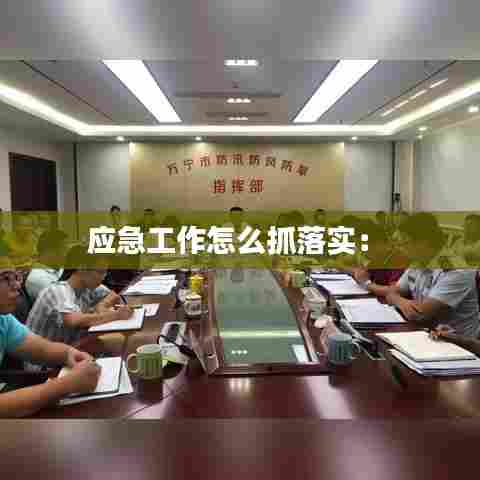 应急工作怎么抓落实: